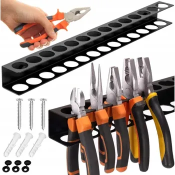 Věšák NÁSTĚNNÝ VĚŠÁK DRŽÁK NA NÁŘADÍ KOMBINAČKY DÍLNA POLICE DO GARÁŽE