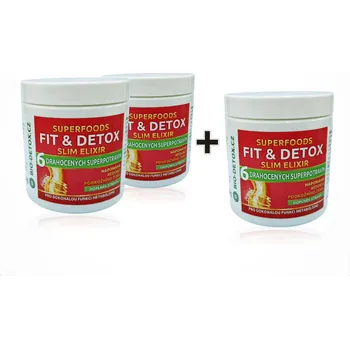 BIO-DETOX FIT&DETOX ZEŠTÍHLUJÍCÍ ELIXÍR 2 +1 ZDARMA