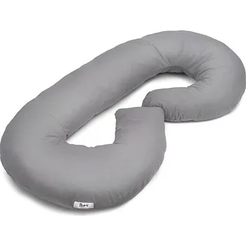 Kojící polštář Flumi Těhotenský polštář typ C, šedý
