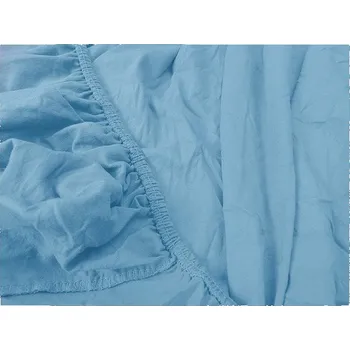 Prostěradlo TEXTILOMANIE Jersey prostěradlo Exclusive světle modré 90 × 200 cm