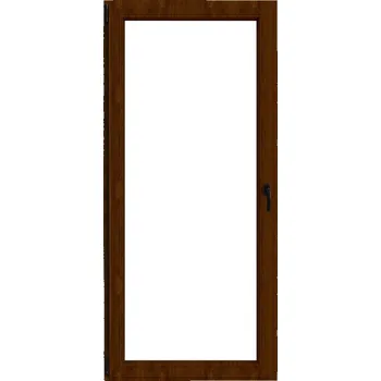 Vchodové dveře Solid Elements Premium Balkonové dveře OS 1, 90 L, 90 × 200 cm, trojsklo, 6 komor, levé, dub zlatý W2GDBCZTK1.0025