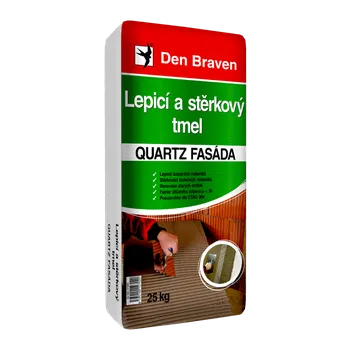 Tmel Den Braven Lepicí a stěrkový tmel QUARTZ FASÁDA 25 kg pytel