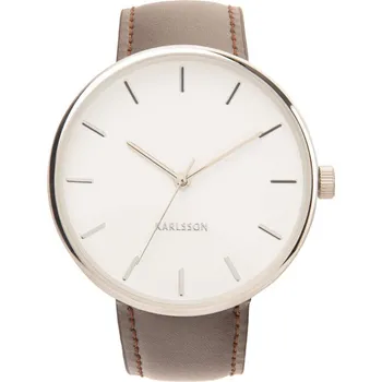 Hodinky Hodinky Minimal pánské bílé KARLSSON (Barva-bílá)