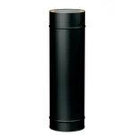 Komíny CZ Nerezová izolovaná roura 200/1000/50/0,6mm Povrch: Černý R9005