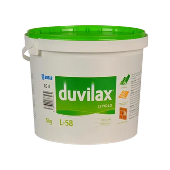 Průmyslové lepidlo Duvilax L-58 lepidlo na podlahoviny 1 kg kelímek bílá