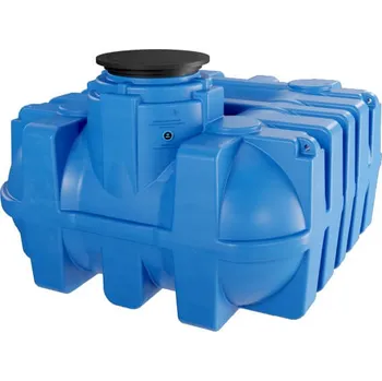 nádrž Iris 6000 plochá podzemní nádrž na dešťovou vodu Aquanix + teleskopický poklop 500 mm s nosností 600 kg