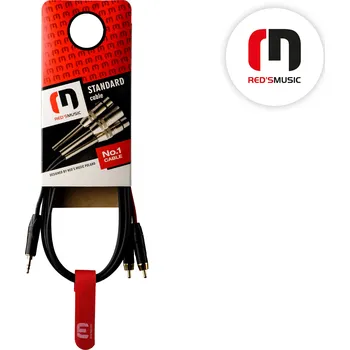 Audio kabel Kabel audio Jack 3,5 ST / RCA 2x - 0,5m