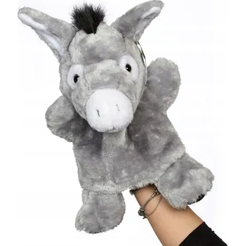 plyšák Kids World Plyšový maňásek osel 37 cm