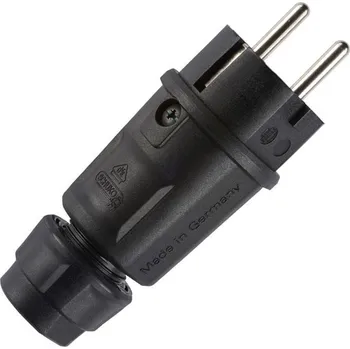 Elektrická zásuvka Elematic 100000064 Vidlice elamidová 3x2,5mm2, černá IP54 (1519100)