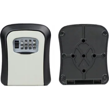 Trezor Schránka na klíče s kódem, trezor, skříňka, kovová kazeta s číselným zámkem