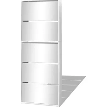 Botník Botník Zakito Administration 63 x 169,5 x 17 cm bílá