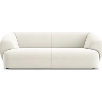 Pohovka Bílá sametová pohovka 212 cm Moana – Makamii ID_1730804