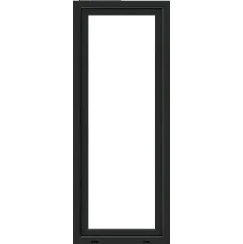 Vchodové dveře Solid Elements Premium Balkonové dveře OS 1, 80 L, 80 × 200 cm, trojsklo, 6 komor, levé, antracit/bílé W2GDBCZTK1.0023