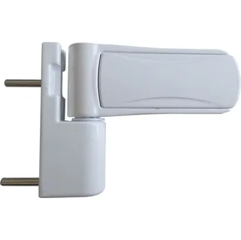 pant Dveřní závěs 3D, 105 mm, bílý lakovaný BL1660