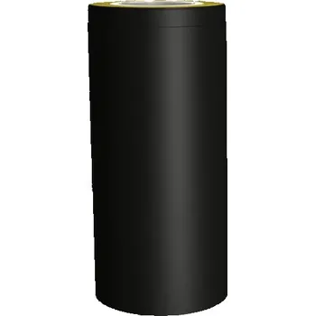 Komín Nerezová izolovaná roura černá 150/500/30/0,5mm