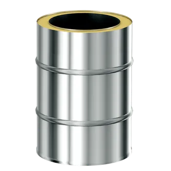 Střecha Komíny CZ Nerezová izolovaná roura 150/250/50/0,6mm Povrch: Nerezový