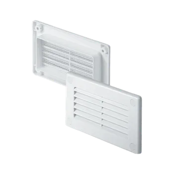 Větrací mřížka Ukončovací článek kanálu 150 × 75 mm bílá