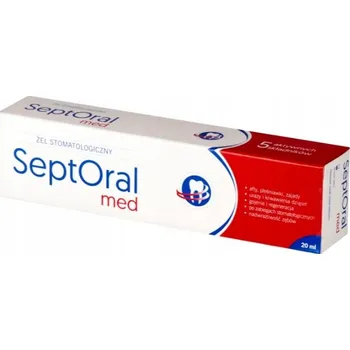 Dentální hygiena SeptOral med Gel stomatologický na afty, moučnivku a krvácení dásní 20 ml