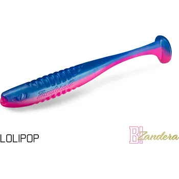 Umělá nástraha Gumová nástraha Delphin Zandera UVs, Lolipop 10 cm