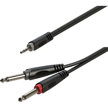 Audio kabel Kabel audio J 3,5 ST / J 6,3 2x ROXTONE - 1m