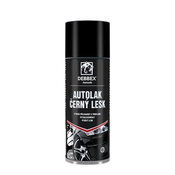 Den Braven Autolak černý lesk 400 ml aerosolový sprej