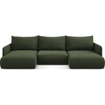 Pohovka Zelená rozkládací/s úložným prostorem rohová pohovka Nanea – Makamii ID_1731982