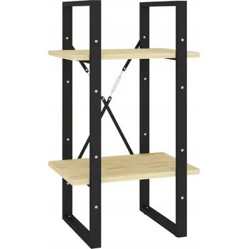 Knihovna Regál na knihy 40x30x70 cm, borovice, industriální styl, 2 police