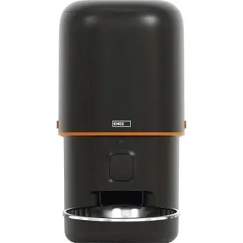 Dávkovač krmiva Emos GoSmart dávkovač krmiva Pet Care s kamerou, 4 l, černý, Wi-Fi
