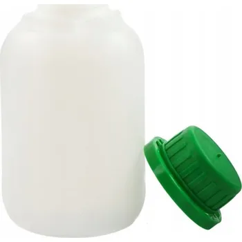 Láhev HDPE láhev 150 ml + uzávěr s plombou, zelená