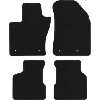 autokoberec Kobercové rohože Edecor velurové 4 ks