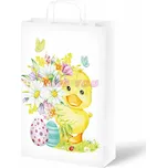Taška MFP velikonoční papír bílý 18x24x8
