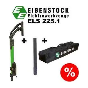EIBENSTOCK ELS 225.1 Bruska na sádrokarton ZDARMA TRANSPORTNÍ VAK A 3x BRUSNÝ KOTOUČ