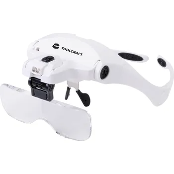 Lupa Toolcraft 2469761 brýle s lupou bílé