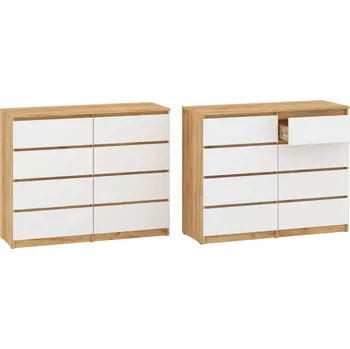 Komoda Max-i Komoda-8 BLAISE NEW Zvolte barvu:: dub tacho + bílá