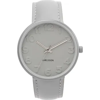 Hodinky Hodinky Ms. Grey dámské šedé KARLSSON (Barva-šedá)