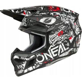 Cyklistická přilba O´Neal přilba 3SRS ATTACK černá/bílá XXL (63/64 cm)