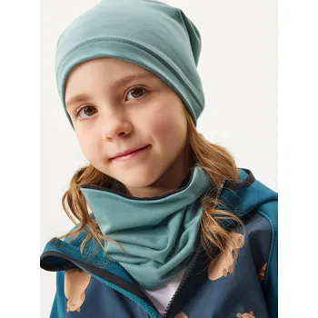 Čepice unuo Dětská čepice z teplákoviny Basic, Sv. Modrá Velikost: S