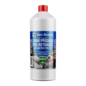 Přísada a plastifikátor Den Braven Zimní přísada pro betonáže za nízkých teplot 10 l kanystr nažloutlá