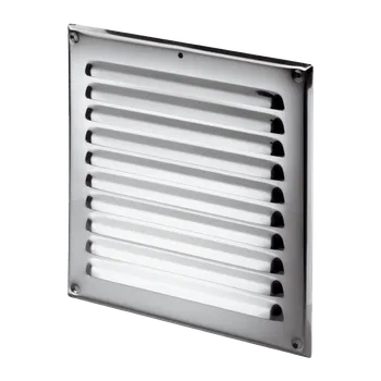 Větrací mřížka Mřížka větrací nerez se síťovinou 295 × 295 mm