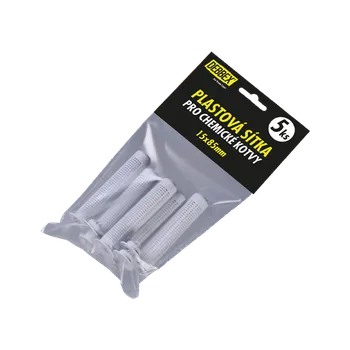 Průmyslové lepidlo Plastová sítka pro kotvení do dutých materiálů v blistru ? 15 × 130 mm