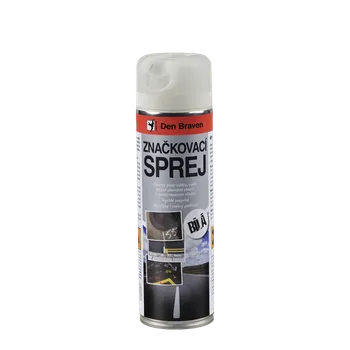 Den Braven Značkovací sprej 500 ml plechovka bílá