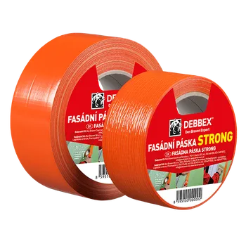 Lepicí páska Den Braven Fasádní páska STRONG 50 mm, délka 50 m oranžová