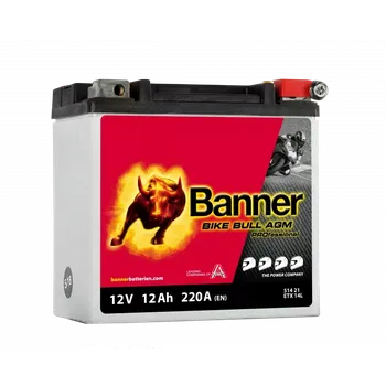 Motobaterie Motobaterie Banner Bike Bull AGM PRO 51421 / BETX 14L, 12Ah, 12V