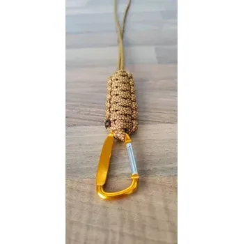 Lany LIMITKA Paracord klíčenka - zlatá (limitka - zlatá)