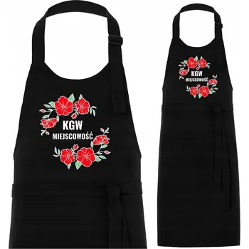 Kuchyňská zástěra FARTUCH S VAŠÍM POTISKEM LOGEM KGW (KROUŽEK VENKOVSKÝCH HOSPODYŇ) VELKÁ, RŮZNÉ BARVY