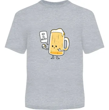 Albi Pánské tričko - Pít či nepít - XL