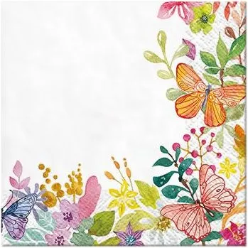 Papírový ubrousek Ubrousky PAW Dekor L (20ks) Watercolor Meadow