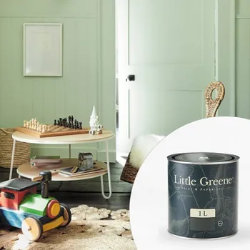 Barva na vlasy Little Greene Barva na dveře a okna pro děti - Matná - 1L - Intelligent Eggshell Vyberte odstín:: Pearl Colour (100)