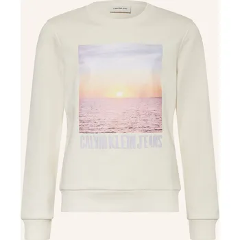 Dámská mikina Calvin Klein Dívčí Mikina, krémová, 176