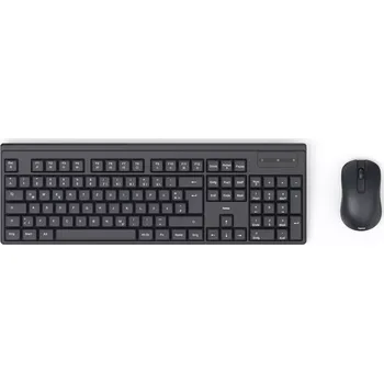 Klávesnice Bezdrátová klávesnice a myš Hama WKM-100 černá